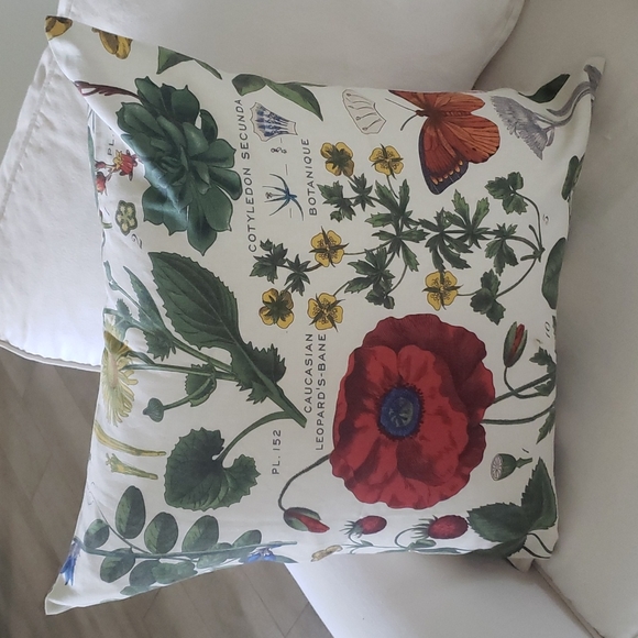 Pottery Barn Accents Pottery Barn Poppy Floral Multi Color Pillow